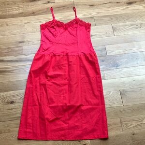 Vintage red slip dress! Size medium